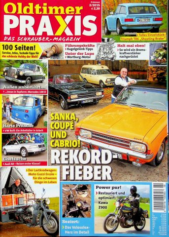 Deckblatt Oldtimer Praxis (02/2015)